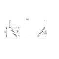 Gasflaschen Befestigung 160x120mm mit Gurtratsche verzinkt