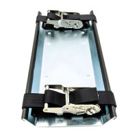 Gasflaschen Befestigung 205x450mm mit Gurtratsche verzinkt