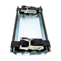 Gasflaschen Befestigung 205x450mm mit Gurtratsche verzinkt